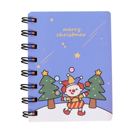 Mini Christmas Series Coil Notepad Cute Small Book