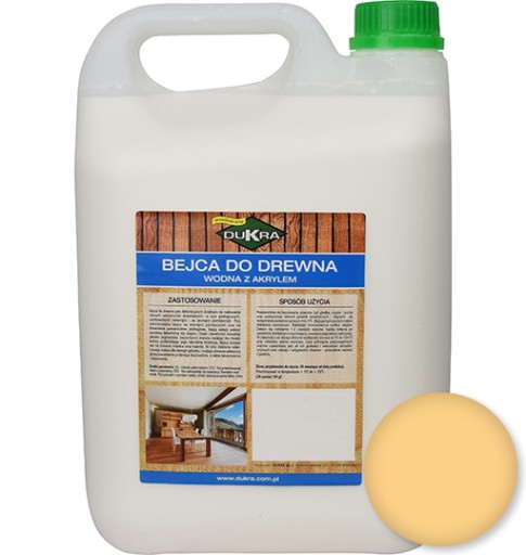 Bejca wodna do drewna Dukra 5l SOSNA
