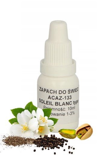 ZAPACH SOLEIL BLANC 10 ML DO ŚWIEC PARAFINY WOSKU