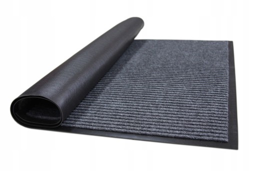 Wycieraczka do butów wejściowa na gumie 80x120 popielata