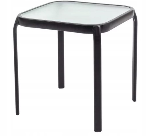 STOLIK KAWOWY BALKONOWY SOLIDNY METALOWY 40 CM