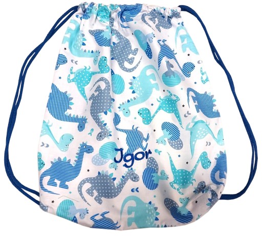 Dziecięcy Worek Plecak Na Buty Przedszkole 40x42cm Haft + Personalizacja