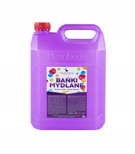 Płyn do dużych baniek mydlanych 5l Bańki mydlane