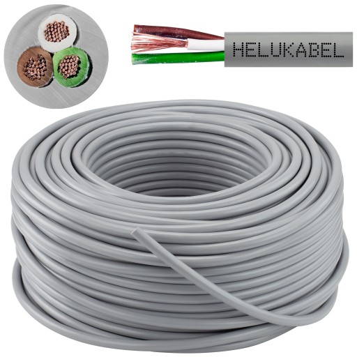 Przewód kabel sterowniczy TRONIC LIYY 3x0,5mm2 olejoodporny HELUKABEL 100m