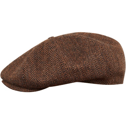 CZAPKA KASZKIET PEAKY SZKOCKI HARRIS TWEED POLSKI PRODUKT 60 CM XL