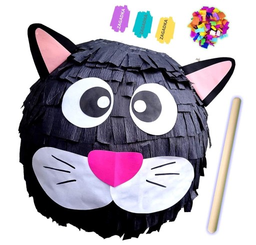 PINIATA KOT NA URODZINY PINATA KOTEK + GRATISY