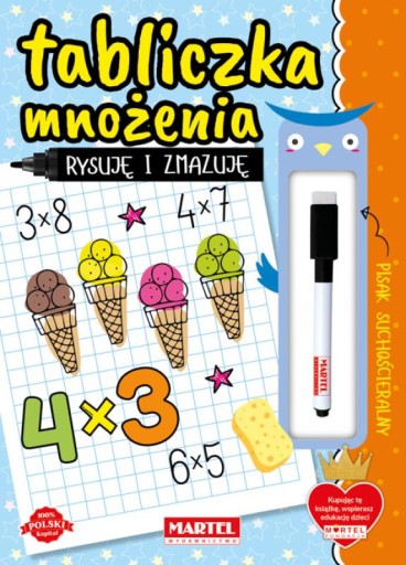 Rysuję i zmazuję - TABLICZKA MNOŻENIA ćwiczenia