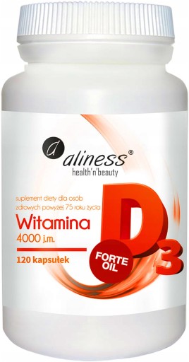 ALINESS WITAMINA D3 naturalna 4000 ju z lanoliny