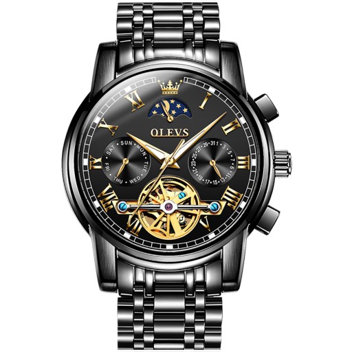 OLEVS 6607 Mechaniczny Moda Męski Zegarki