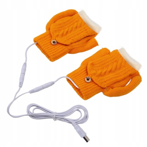 ELEKTRYCZNE RĘKAWICZKI GRZEWCZE ZEWNĘTRZNE USB