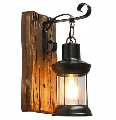 LAMPA KINKIET ŚCIENNY Vintage Retro E27 LOFT