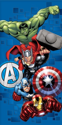 RĘCZNIK KĄPIELOWY PLAŻOWY 70/140 AVENGERS MARVEL