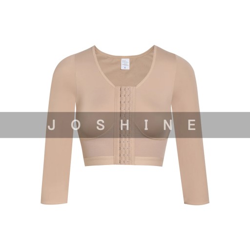 Strapless Top With Middle Sleeve Breasted Hood Spl