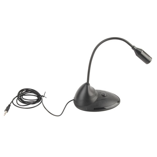 abs black omnidirectional directivity 3.5mm plug adjustable tube wired note