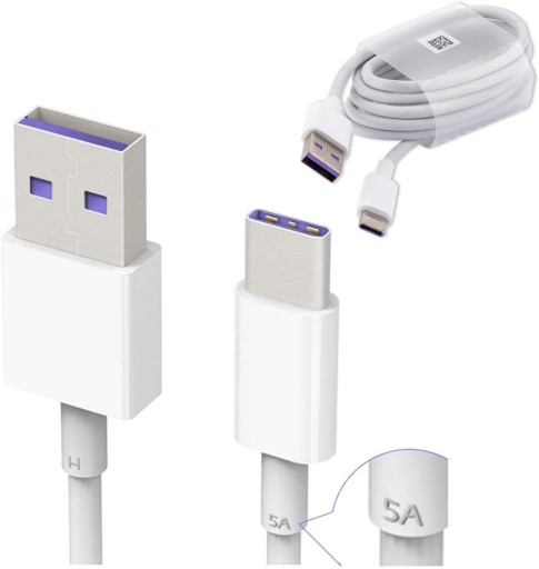 HUAWEI ORYGINALNY SZYBKI KABEL USB-C do P20 P30 P40 PRO LITE