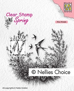 Stempel Nellie's Choice SPCS016 Spring is in the a