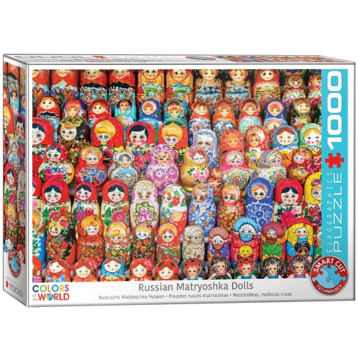 Puzzle 1000 elementów. Rosyjskie lalki
