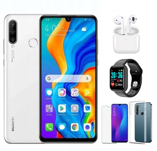 Smartfon Huawei P30 Lite 6 GB / 128 GB biały