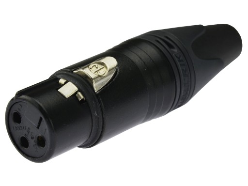 NEUTRIK NC3FXX-B gniazdo żeńskie złącze XLR 3PIN