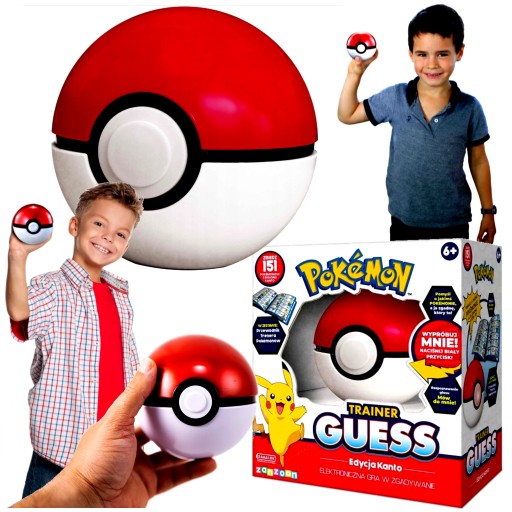 Pokemon gra interaktywna Zanzoon Trainer Guess edycja Kanto 151 pokemonów