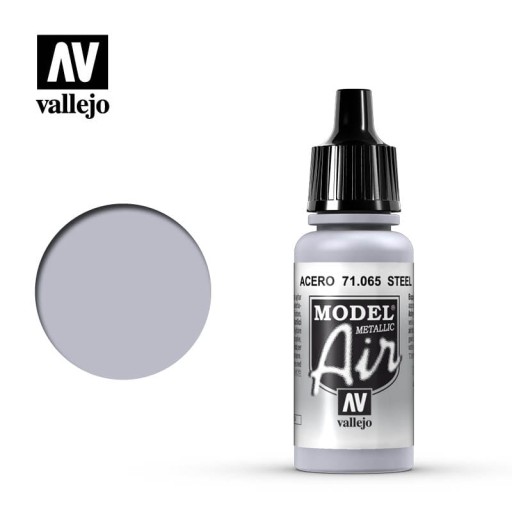 Farba Vallejo Model Air 71.065 Steel 17ml