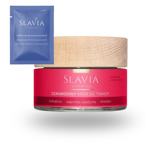 Slavia Cosmetics - Ceramidowy krem do twarzy 50 ml + PREZENT