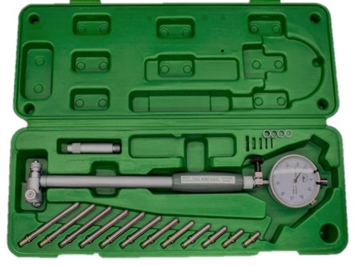 Średnicówka zegarowa 50-160 mm 0,01 mm 12 końcówek