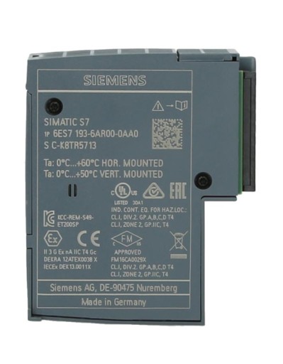 Moduł I/O Siemens 6ES7193-6AR00-0AA0