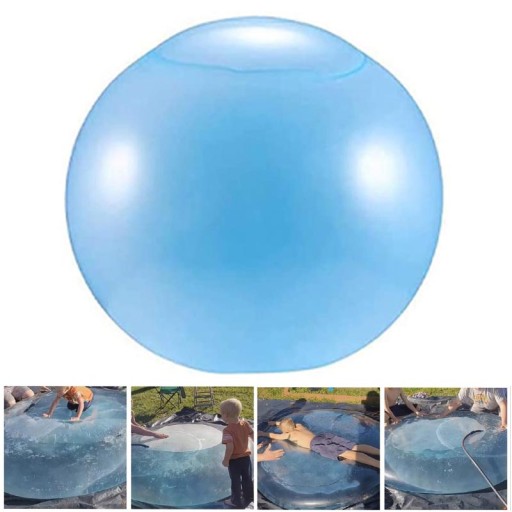 70CM Mega bańka bańkopiłka L NIEBIESKI