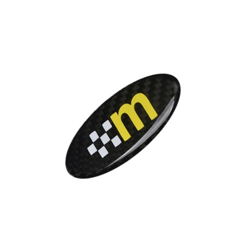 5.8*2.2cm Emblemat kroplówka naklejka na kierownicę z logo Ford czarny