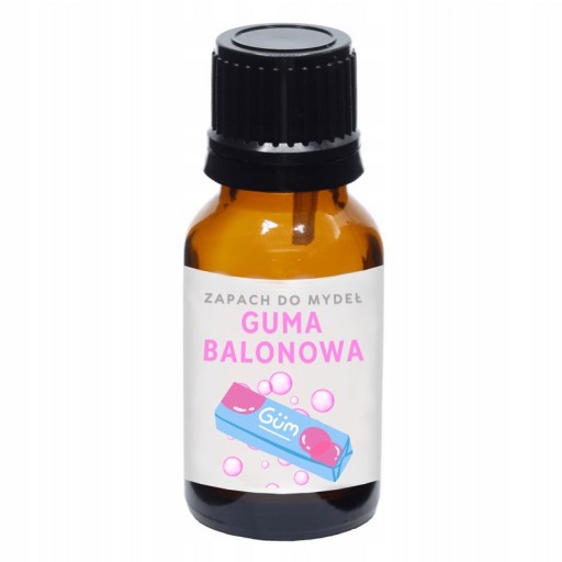 Zapach do mydła bazy mydlanej 10ml GUMA BALONOWA