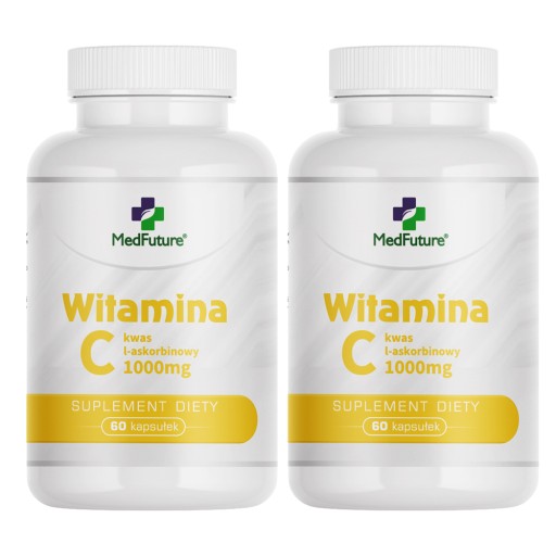 WITAMINA C 1000mg kwas askorbinowy 2x60kaps ZESTAW