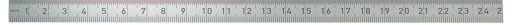 Liniał Format DRS-cz72H 250 x 13 mm