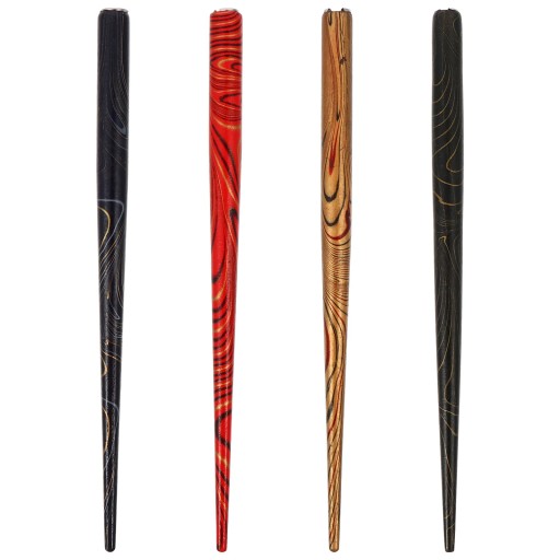 4pcs Retro Calligraphy Holder Writing Dip Pen Holders (Random Color)