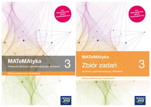 Matematyka 3Podręcznik / Zbiór zadań ZPiR Nowa Era