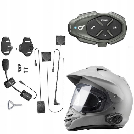 INTERCOM INTERPHONE TOUR F5 POLSKI JĘZYK 1 KASK