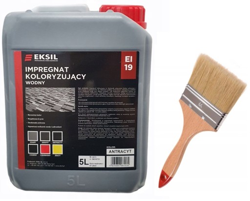 farba do ogrodzeń betonowych impregnat + pędzel 5L