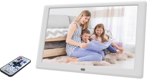 Cyfrowa ramka do zdjęć 10.1'' 1280x800 SD USB 2.0 MP3 RMVB zegar alarm