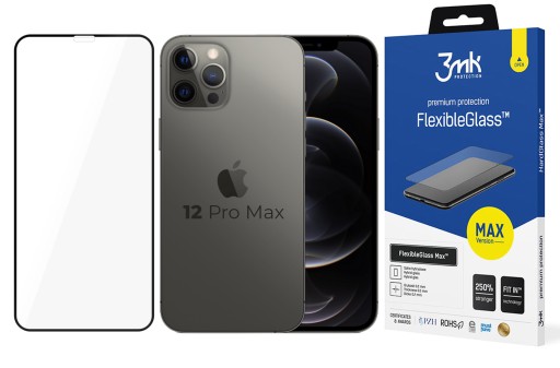 3mk Szkło FlexibleGlass Max do iPhone 12 Pro Max