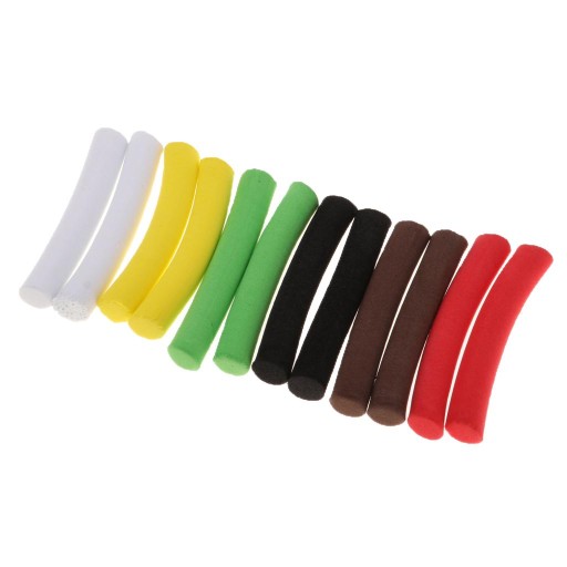 12 EVA Carp Stick Cylinder Spławik DIY Multicolor