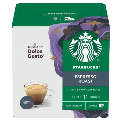 STARBUCKS Espresso Roast Dolce Gusto 12 sztuk