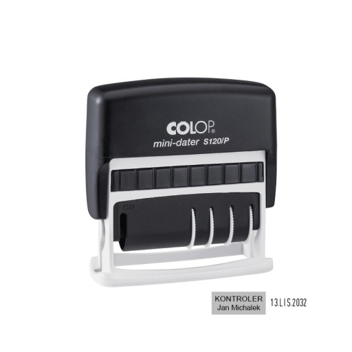 MINI DATOWNIK CYFROWY PIECZĄTKA AUTOMAT Colop Printer S120/P POLSKI HASŁA