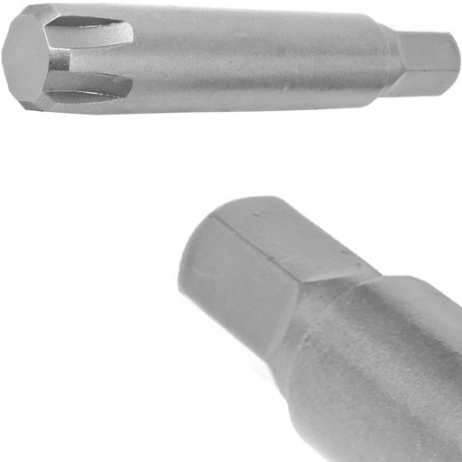 BIT GROT KOŃCÓWKA RIBE DŁUGI M14 X 75 MM UCHWYT HEX 10 MM STAL S2 SOLIDNY