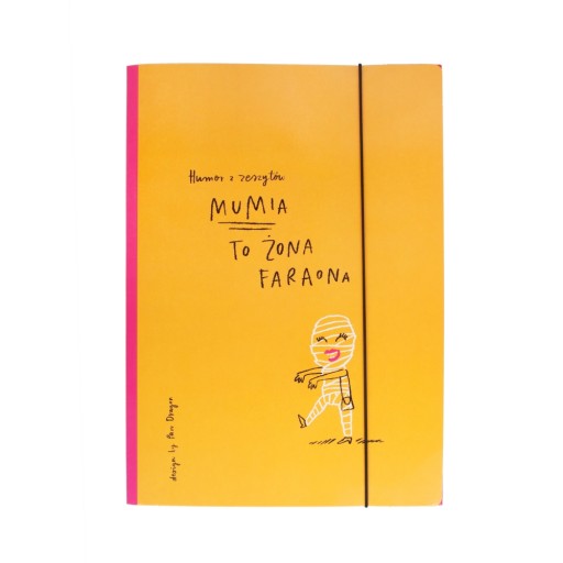 TECZKA Z GUMKA A4 HUMOR - NR04 PAN DRAGON