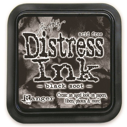 TUSZ DISTRESS Ink Pad - Ranger - Tim Holtz - Black Soot
