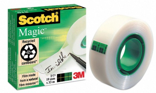 TAŚMA BIUROWA SCOTCH MAGIC (810), MATOWA, 19MMX10M
