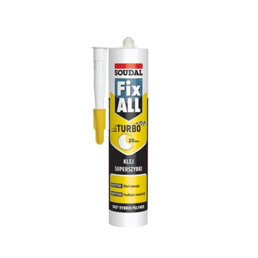 SOUDAL Klej FIX ALL Turbo 290 ml biały