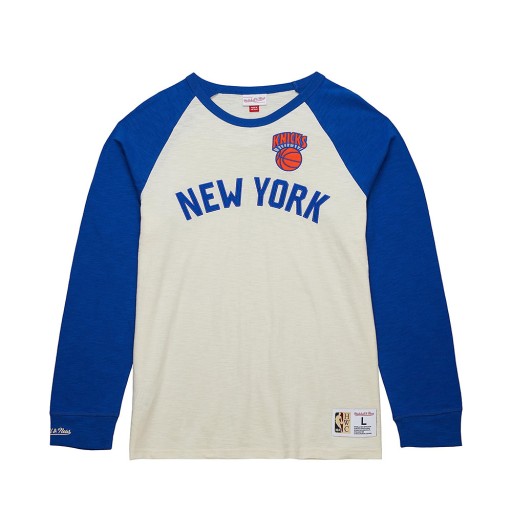 BLUZA MITCHELL&NESS NBA LEGENDARY SLUB LS VINTAGE LOGO KNICKS - XL