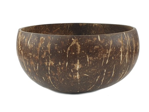 KOKOS duża ŁUPINA kokosowa miseczka gładka 15 cm