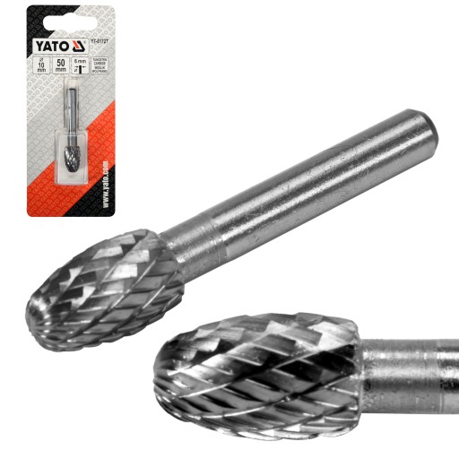 FREZ PILNIK OWALNY WĘGLIK WOLFRAMU FI 10MM YATO